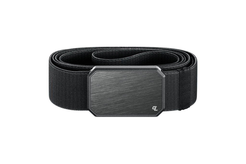 Groove Belt Gun Metal/Black